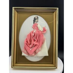 Victorian Woman Diorama - Pink